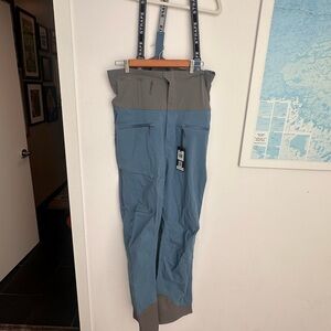 Strafe Light Blue Bib Ski Pants